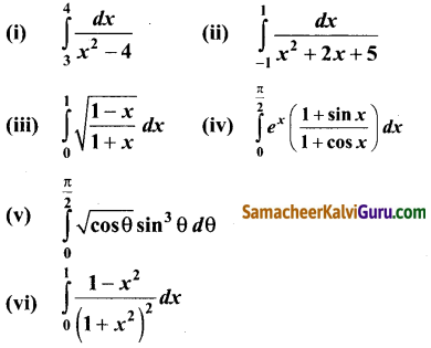 Samacheer Kalvi 12th Maths Guide Chapter 9 தொகை நுண்கணிதத்தின் பயன்பாடுகள் Ex 9.3 1
