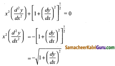 Samacheer Kalvi 12th Maths Guide Chapter Chapter 10 சாதாரண வகைக்கெழுச் சமன்பாடுகள் Ex 10.1 5