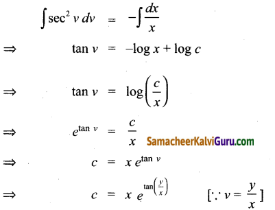 Samacheer Kalvi 12th Maths Guide Chapter Chapter 10 சாதாரண வகைக்கெழுச் சமன்பாடுகள் Ex 10.6 12