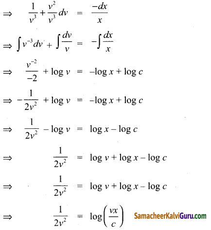 Samacheer Kalvi 12th Maths Guide Chapter Chapter 10 சாதாரண வகைக்கெழுச் சமன்பாடுகள் Ex 10.6 18
