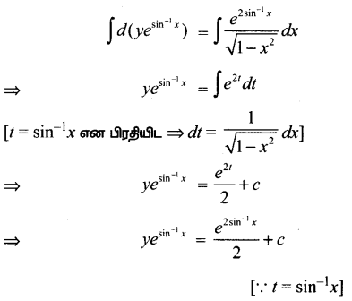Samacheer Kalvi 12th Maths Guide Chapter Chapter 10 சாதாரண வகைக்கெழுச் சமன்பாடுகள் Ex 10.7 10