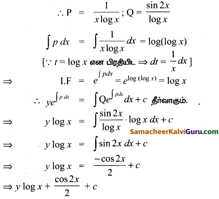 Samacheer Kalvi 12th Maths Guide Chapter Chapter 10 சாதாரண வகைக்கெழுச் சமன்பாடுகள் Ex 10.7 15