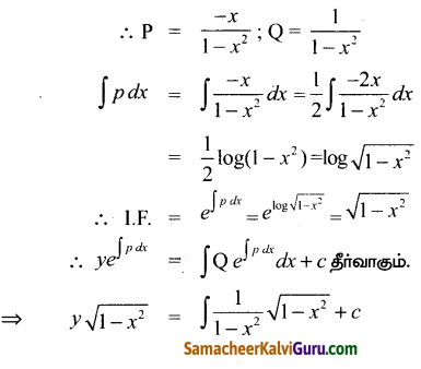 Samacheer Kalvi 12th Maths Guide Chapter Chapter 10 சாதாரண வகைக்கெழுச் சமன்பாடுகள் Ex 10.7 2