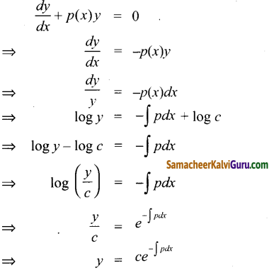 Samacheer Kalvi 12th Maths Guide Chapter Chapter 10 சாதாரண வகைக்கெழுச் சமன்பாடுகள் Ex 10.9 3