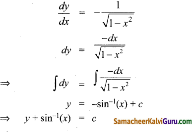 Samacheer Kalvi 12th Maths Guide Chapter Chapter 10 சாதாரண வகைக்கெழுச் சமன்பாடுகள் Ex 10.9 5