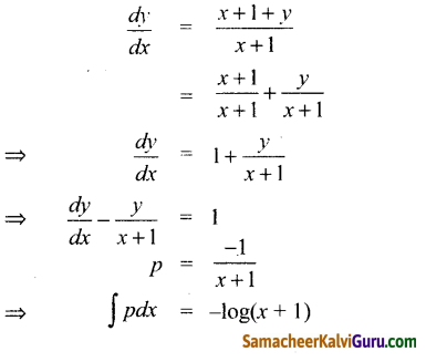 Samacheer Kalvi 12th Maths Guide Chapter Chapter 10 சாதாரண வகைக்கெழுச் சமன்பாடுகள் Ex 10.9 7