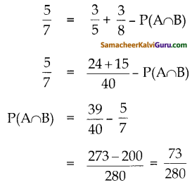 Samacheer Kalvi 10th Maths Guide Chapter 8 புள்ளியியலும் நிகழ்தகவும் Ex 8.4 2