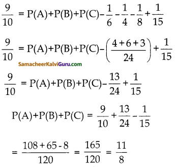 Samacheer Kalvi 10th Maths Guide Chapter 8 புள்ளியியலும் நிகழ்தகவும் Ex 8.4 4