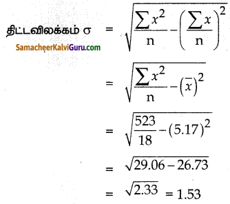 Samacheer Kalvi 10th Maths Guide Chapter 8 புள்ளியியலும் நிகழ்தகவும் Unit Exercise 8 10