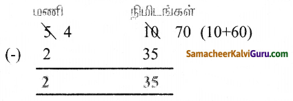 Samacheer Kalvi 5th Maths Guide Term 1 Chapter 5 நேரம Ex 5 3