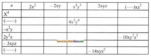 Samacheer Kalvi 8th Maths Guide Chapter 3 இயற்கணிதம் Ex 3.1 1