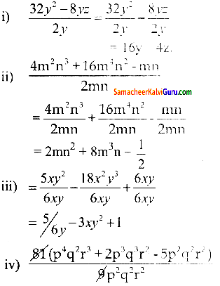 Samacheer Kalvi 8th Maths Guide Chapter 3 இயற்கணிதம் Ex 3.2 5