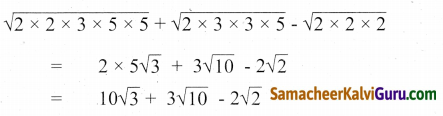 Samacheer Kalvi 9th Maths Guide Chapter 2 மெய்யெண்கள் Ex 2.6 6