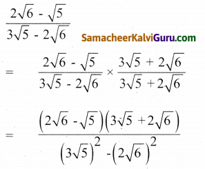 Samacheer Kalvi 9th Maths Guide Chapter 2 மெய்யெண்கள் Ex 2.7 8