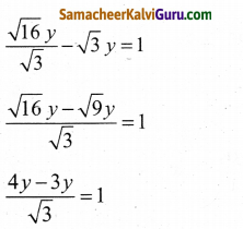 Samacheer Kalvi 9th Maths Guide Chapter 3 இயற்கணிதம் Ex 3.11 3