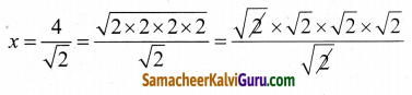 Samacheer Kalvi 9th Maths Guide Chapter 3 இயற்கணிதம் Ex 3.11 4
