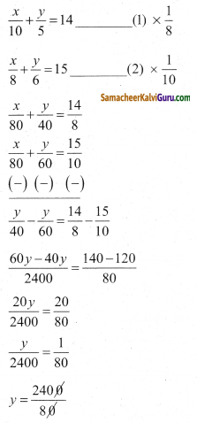 Samacheer Kalvi 9th Maths Guide Chapter 3 இயற்கணிதம் Ex 3.12 3