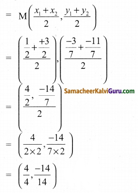 Samacheer Kalvi 9th Maths Guide Chapter 5 ஆயத்தொலை வடிவியல் Ex 5.3 4