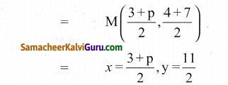 Samacheer Kalvi 9th Maths Guide Chapter 5 ஆயத்தொலை வடிவியல் Ex 5.3 6