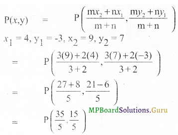 Samacheer Kalvi 9th Maths Guide Chapter 5 ஆயத்தொலை வடிவியல் Ex 5.4 1