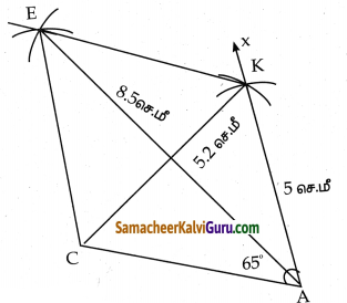 Samacheer Kalvi 8th Maths Guide Chapter 5 வடிவியல் Ex 5.5 8