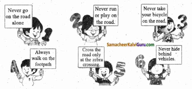 Samacheer Kalvi 6th Social Science Guide Term 3 Civics Chapter 3 சாலை பாதுகாப்பு 90