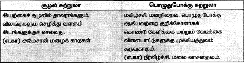 Samacheer Kalvi 7th Social Science Guide Term 2 Geography Chapter 2 சுற்றுலா 11
